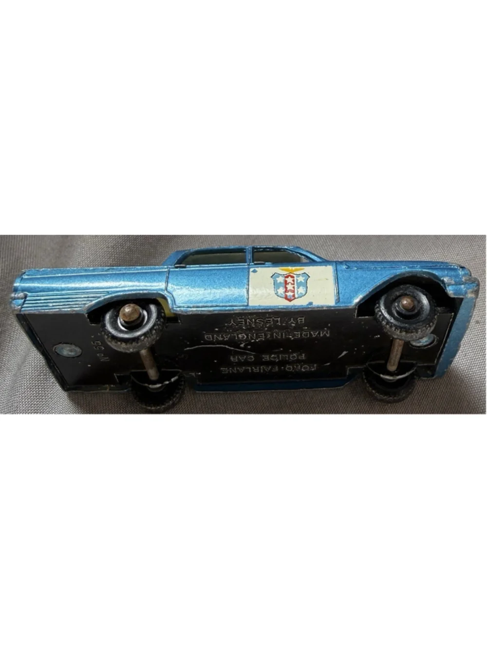 Matchbox #55 Ford Fairlane Police Car No Box See Photos